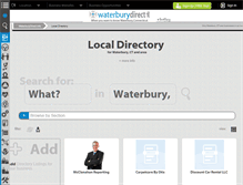 Tablet Screenshot of directory.waterburydirect.info